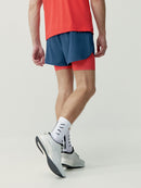 Short Ontario - Bleu Mer/Corail Brillant - Homme