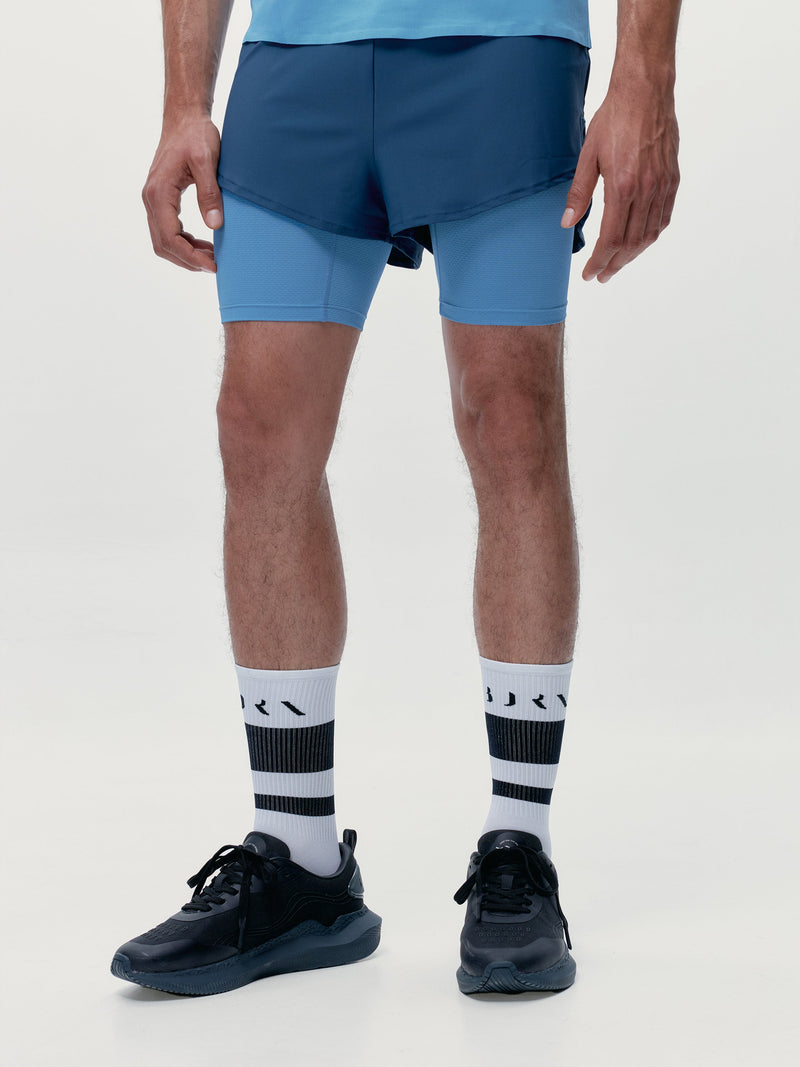 Short Ontario - Bleu Marine/Celadon Blue - Homme