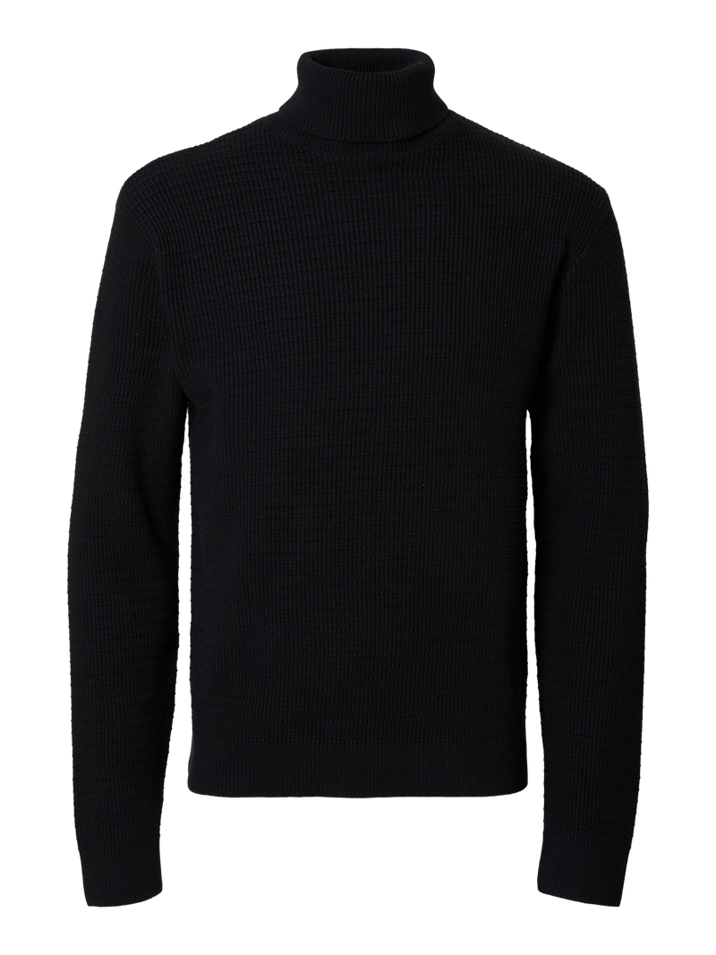 Pull En Maille - Black - Homme