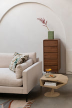 North - Side Table - Resin - Beige
