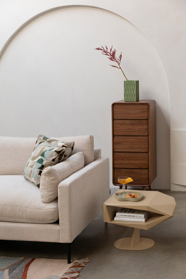 North - Side Table - Resin - Beige