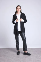Ophelia Cocoon Cardigan - Black - Women