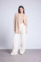Gilet Tube Ophelia - Beige Creme - Femme