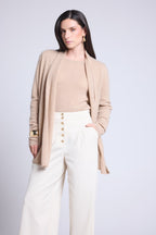 Gilet Tube Ophelia - Beige Creme - Femme
