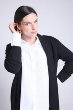 Ophelia Cocoon Cardigan - Black - Women
