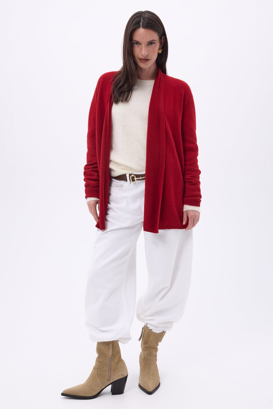 Ophelia Cocoon Cardigan - Coulis - Women