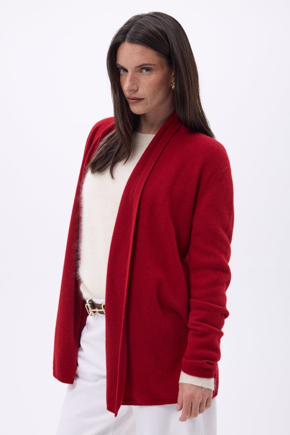 Ophelia Cocoon Cardigan - Coulis - Women