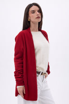 Ophelia Cocoon Cardigan - Coulis - Women