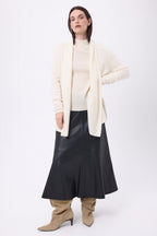 Ophelia Tube Cardigan - White - Women