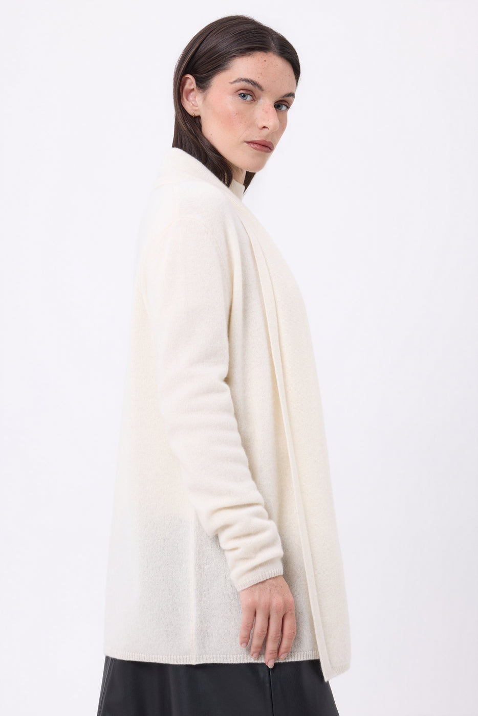 Ophelia Tube Cardigan - White - Women