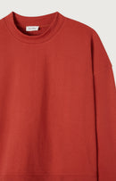 American Vintage - Sudadera ML con cuello redondo - Nogal - Mujer