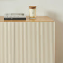 Buffet - Orca - Effet Chêne - 3 Portes - Beige