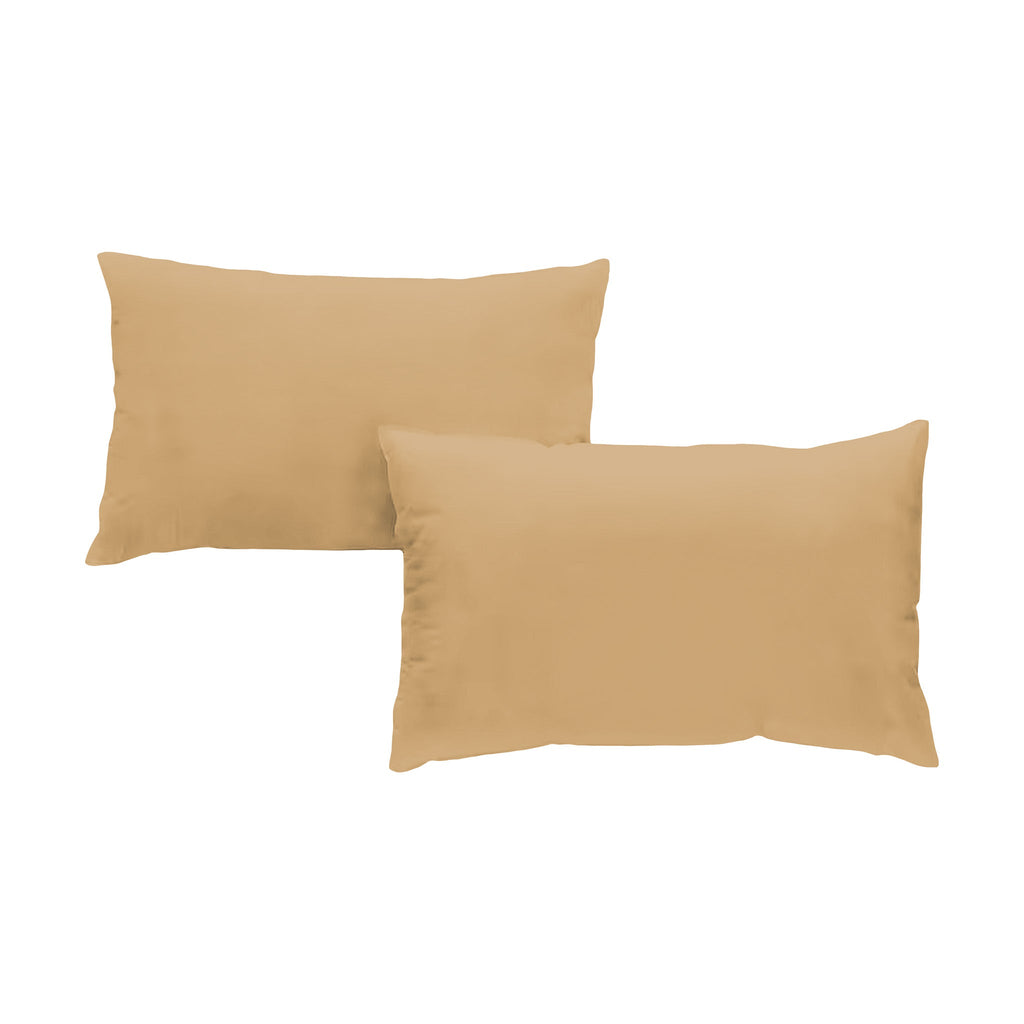 Taie d'oreiller satin de coton x2 - 3 coloris au choix