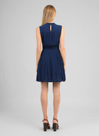 Robe Courte Orleane Bleu