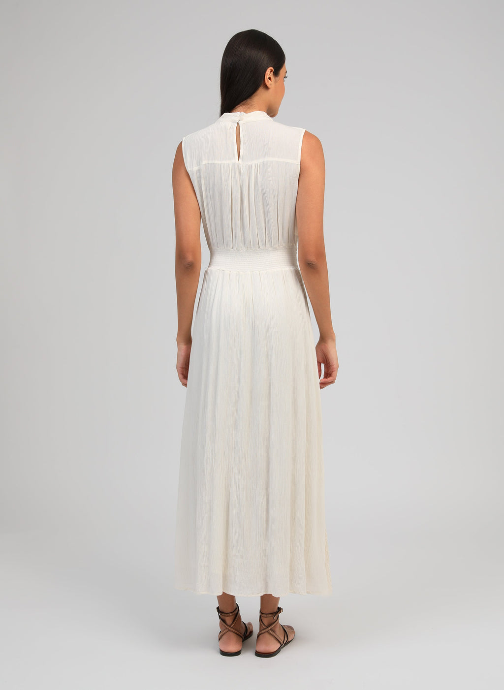 Robe Longue Orlany Écru