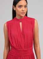 Robe Longue Orlany Framboise