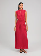 Robe Longue Orlany Framboise