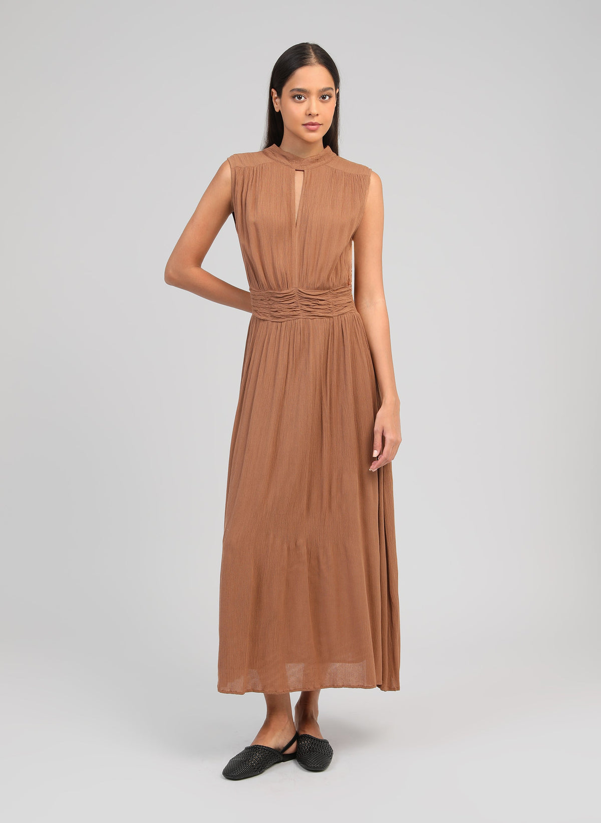 Robe Longue Orlany Marron