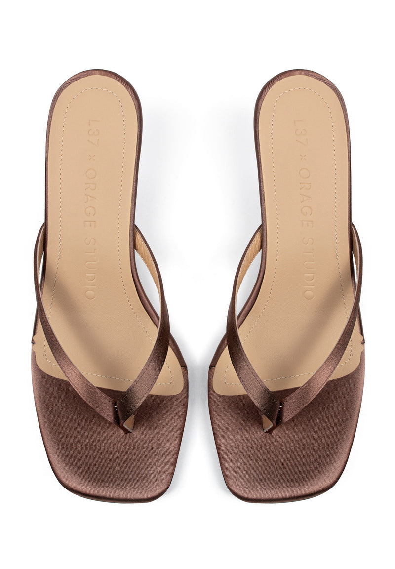 Sandales Elodie - Marron
