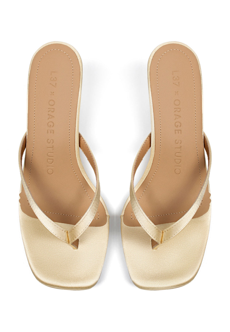 Sandales Elodie - Blanc Cassé