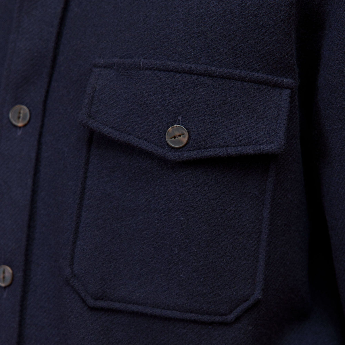 Surchemise En Laine Marine