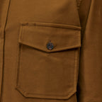 Surchemise En Moleskine De Coton Marron