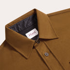 Surchemise En Moleskine De Coton Marron