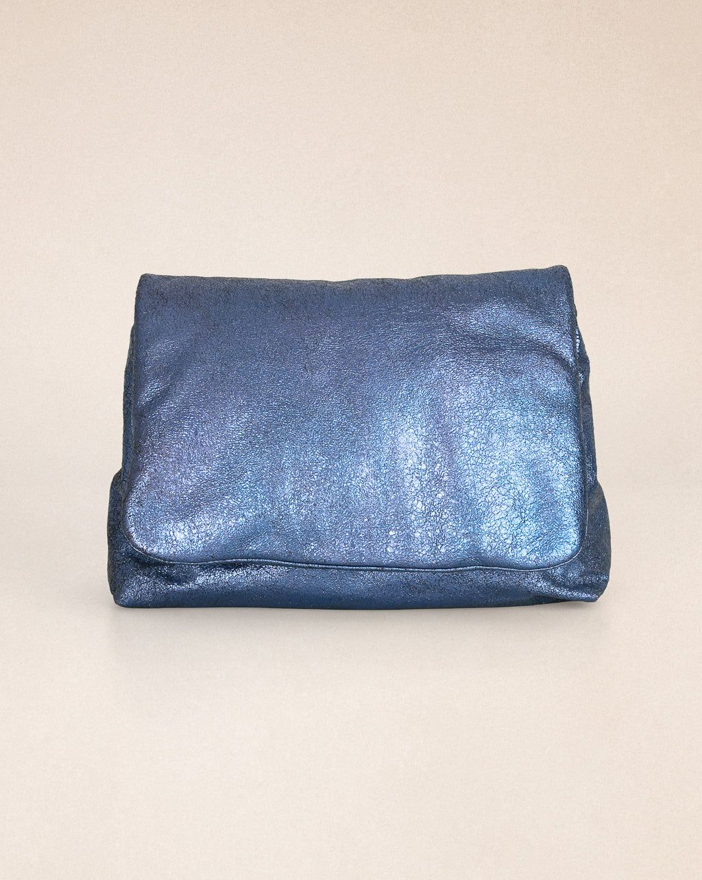 Bolso Oscar grande - Craquelado Majorelle
