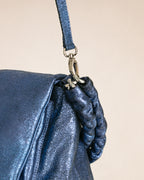 Bolso Oscar grande - Craquelado Majorelle