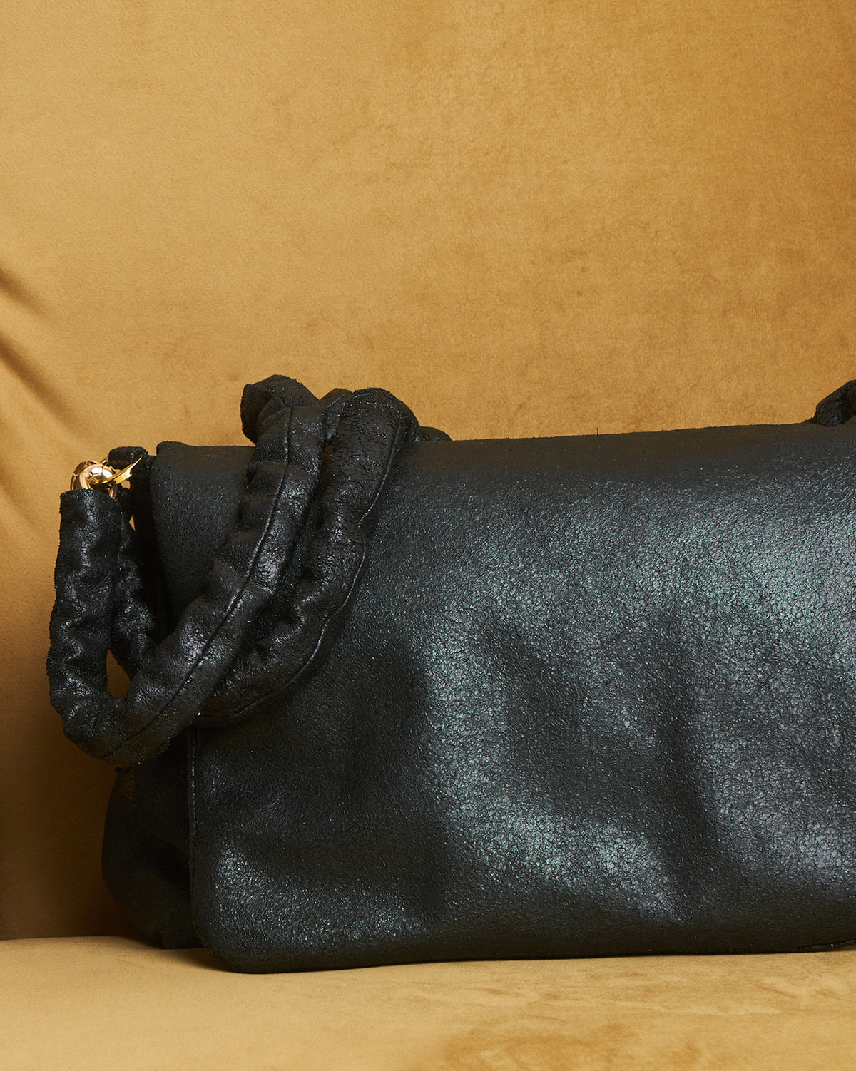 Bolso Oscar grande - Craquelado Weedy