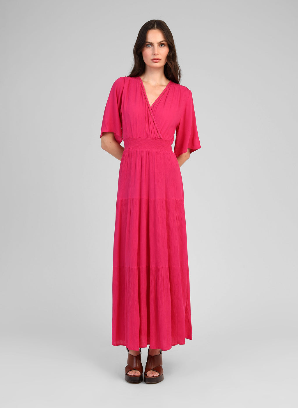 Robe Longue Osunchala Fuchsia