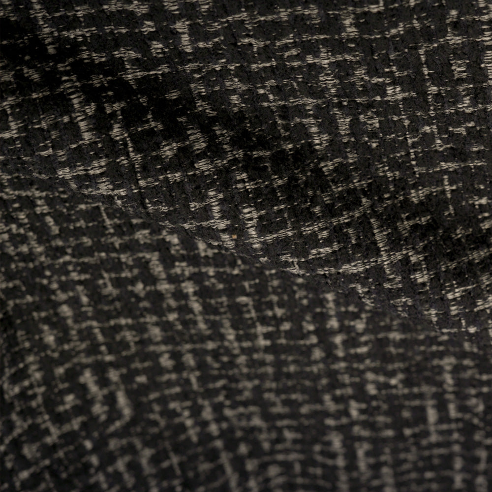 Danaë - Black Textured Fabric Chair
