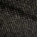 Chaise Danaë en tissu texturé noir