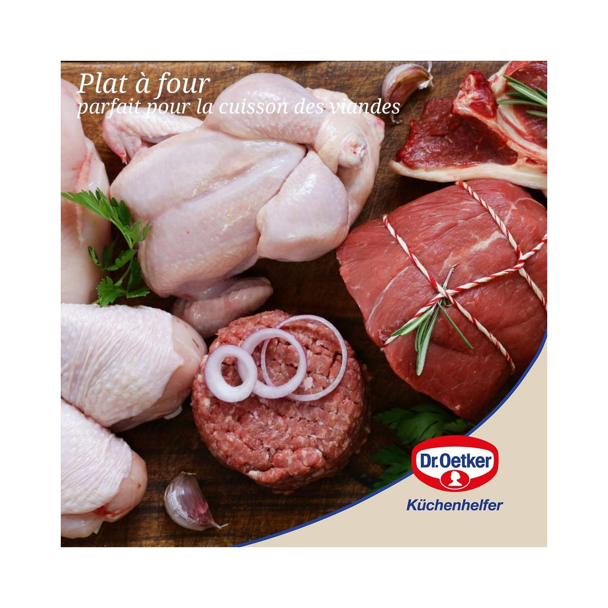 Fuente Para Horno Con Tapa De Acero Esmaltado Dr. Oetker Back-Idee Kreativ - Negro