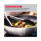 Padella In Ceramica Senza Pfas Bistro Line Elo - Grigio/Nero