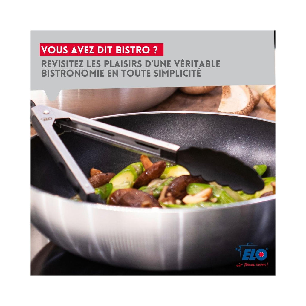 Padella In Ceramica Senza Pfas Bistro Line Elo - Grigio/Nero