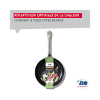 PFAS-Free Ceramic Wok Pan Bistro Line Elo - Grey/Black