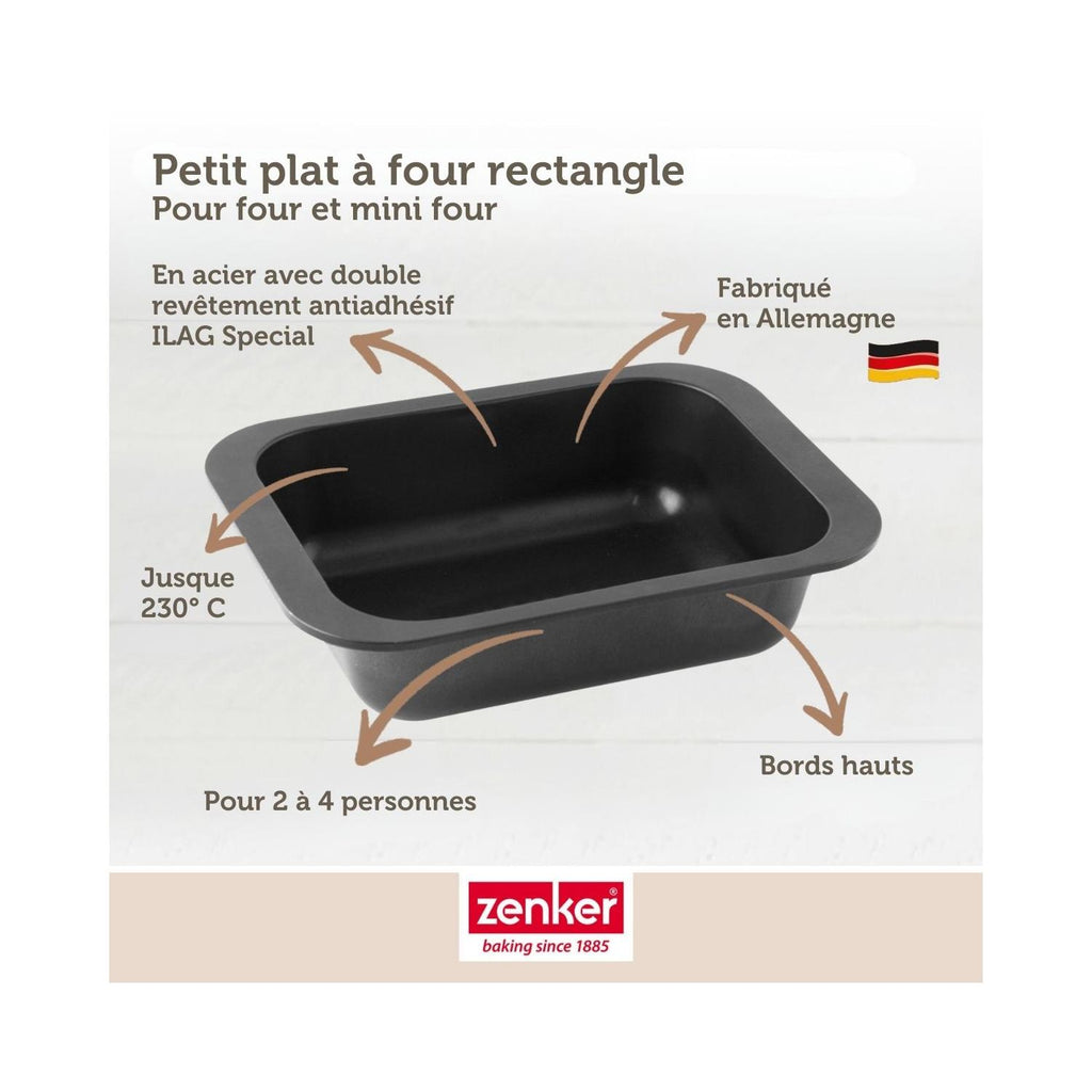 Plat À Four Zenker Spécial Cooking - Noir