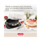 Round Springform Tin With Transport Lid Zenker Bake Click And Go - Black