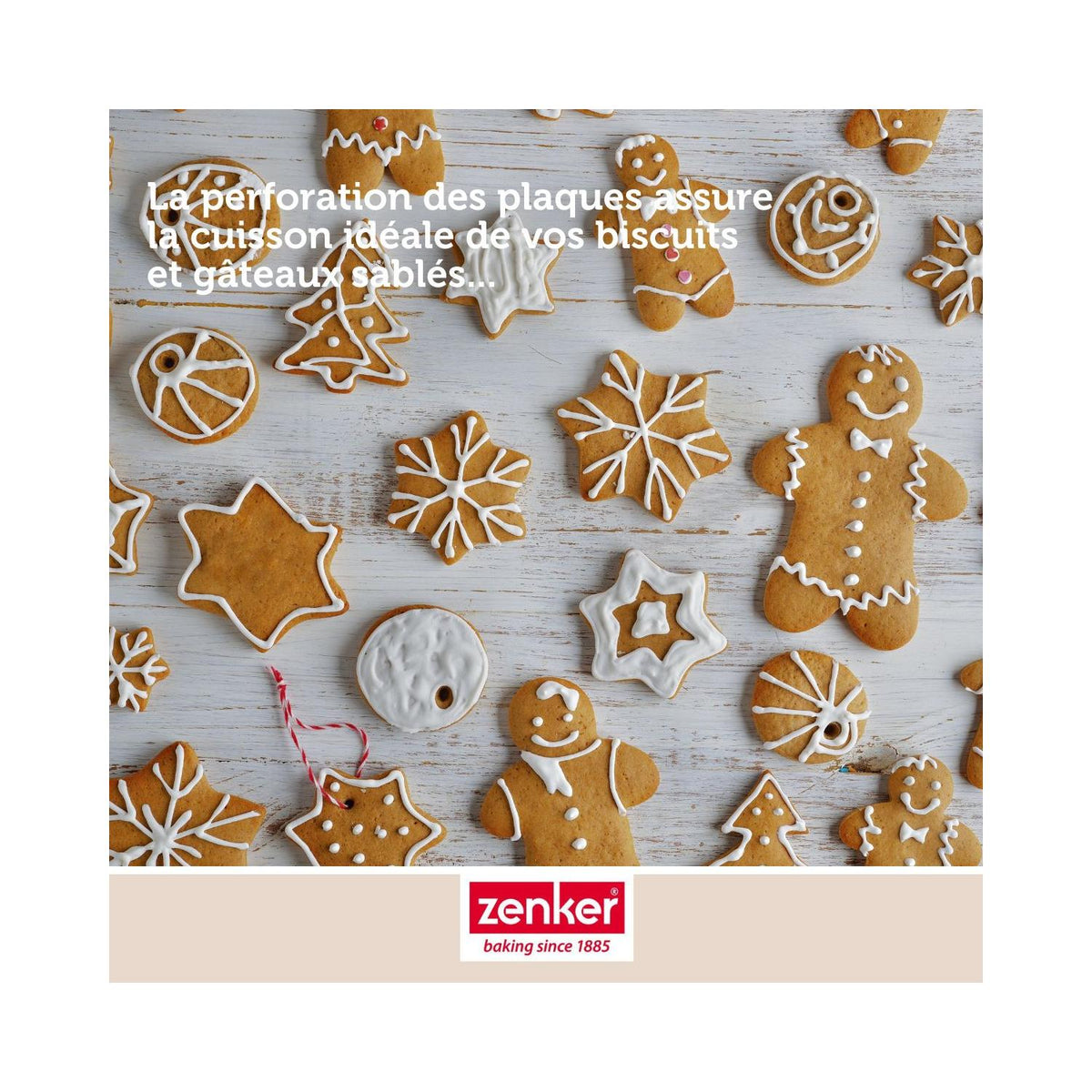 Lot De 2 Plaques À Pâtisserie Perforées En Inox Zenker Special Cooking - Aluminium