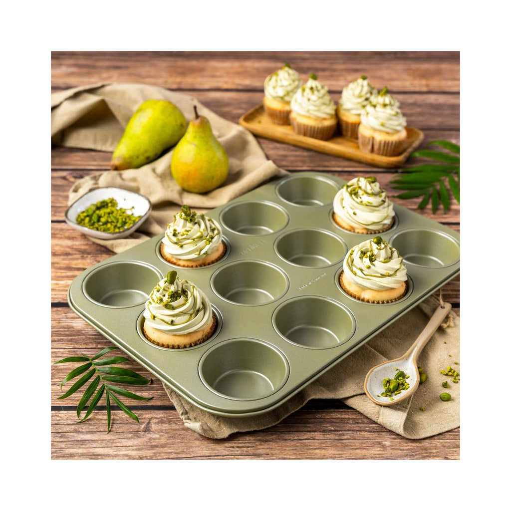Set Da 2 Pezzi Speciale Muffin Zenker Green Vision - Verde/Marrone