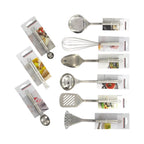 Ensemble Ustensiles De Cuisine 9 Pièces Fackelmann Elemental - Inox