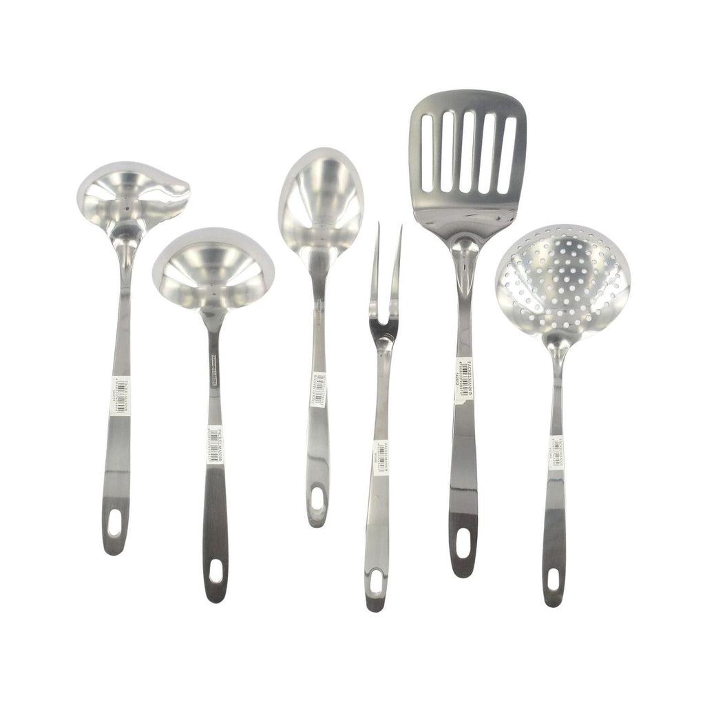Juego De Utensilios De Cocina 6 Piezas Acero Inoxidable Fackelmann Oxford - Acero Inoxidable