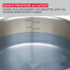 Set De 3 Faitouts Avec Couvercles En Verre Elo Citrin - Transparent/Gris