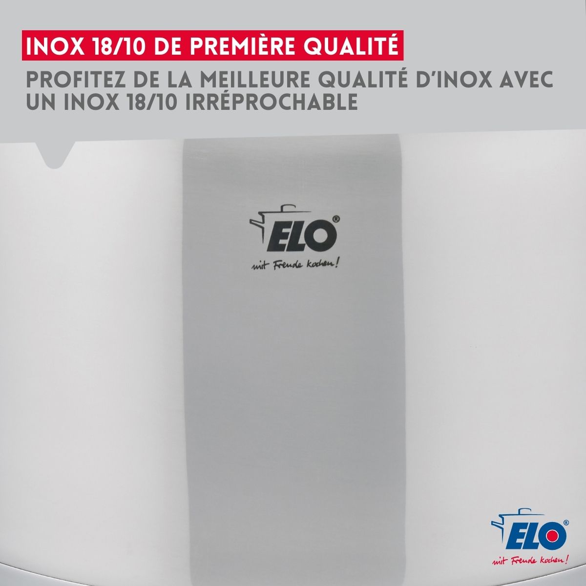 Olla De Acero Inoxidable Elo Citrin - Gris