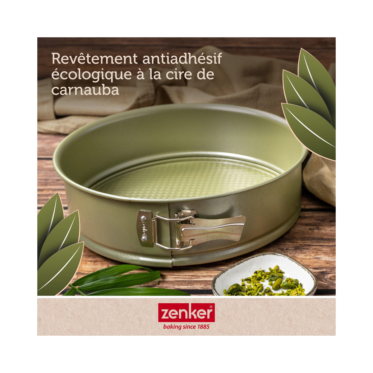 Springform Cake Tin Zenker Green Vision - Green