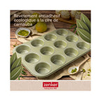 Moule À Muffins 12 Empreintes Zenker Green Vision - Vert