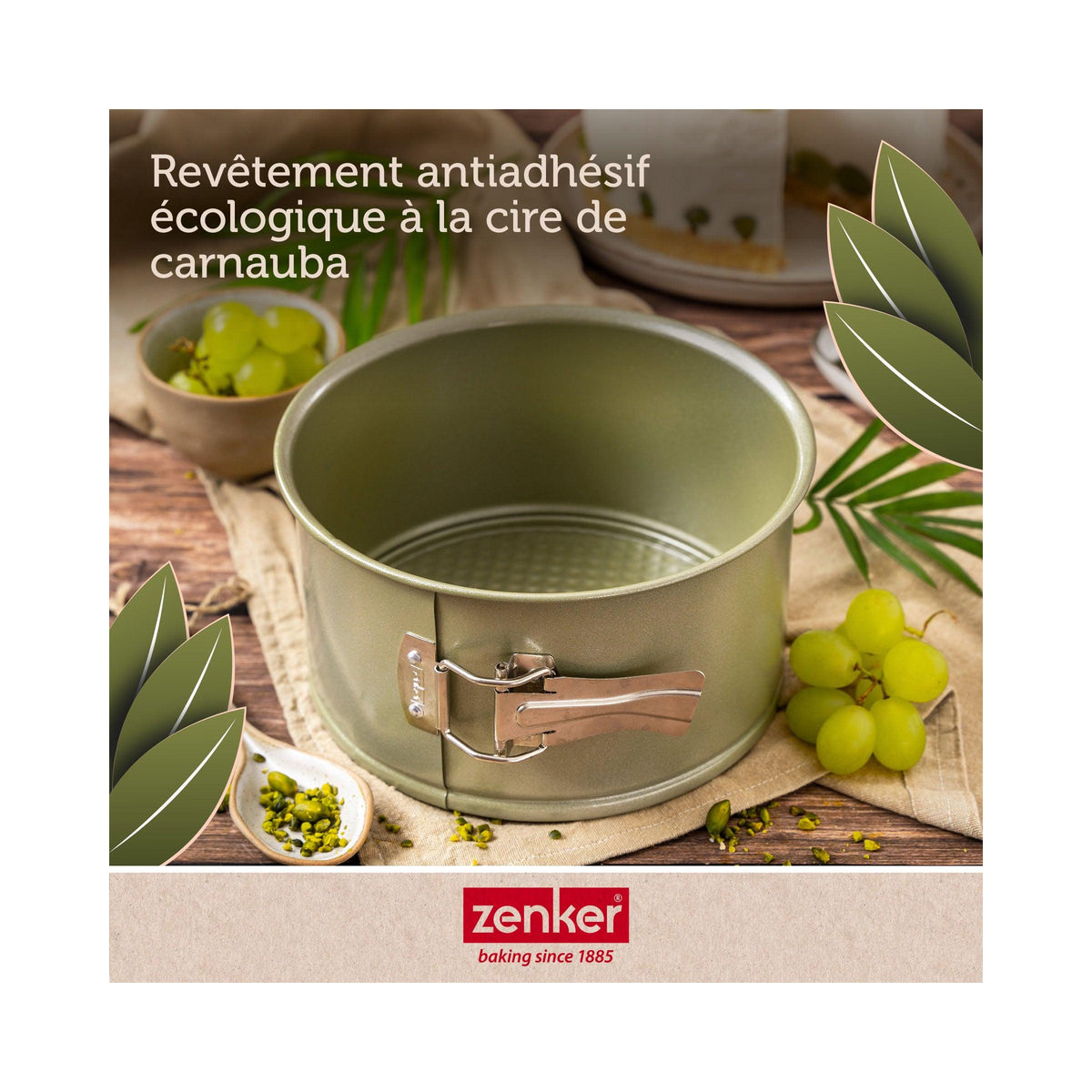Molde Para Panettone Desmontable Zenker Green Vision - Verde