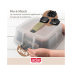 Square Springform Tin with Lid Zenker Bake Click And Go - Black