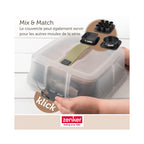 Round Springform Tin With Transport Lid Zenker Bake Click And Go - Black